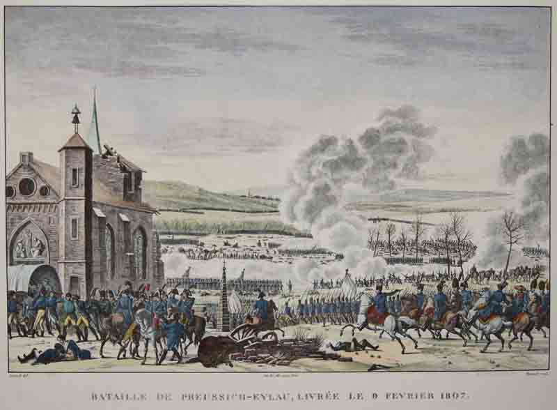 Bovinet  Bataille de Preussich- Eylau, Livrée le 9 Fevrier 1807