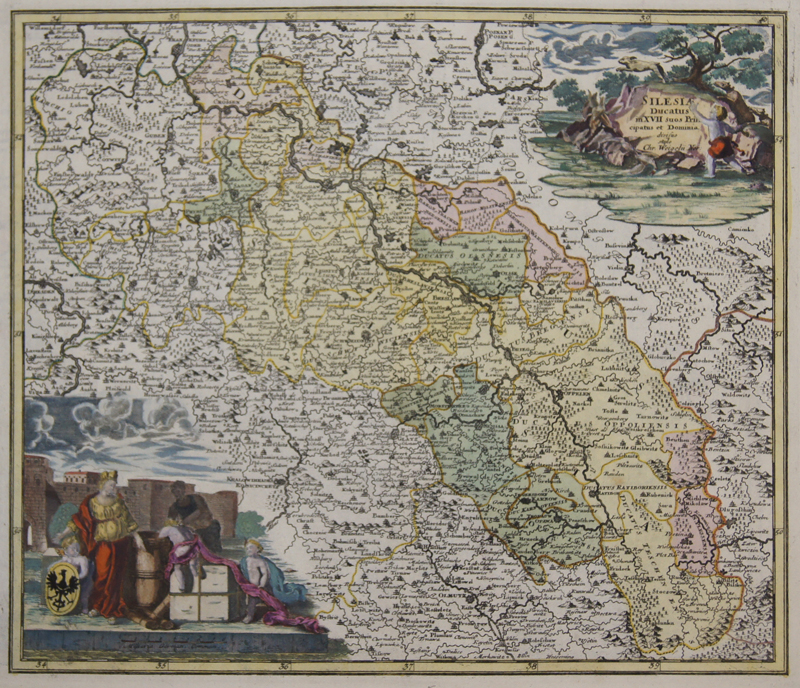 Weigel  Silesiae Ducatus in XVII suos Principatus et Dominia divisus stylo Chr. Weigelii Nor
