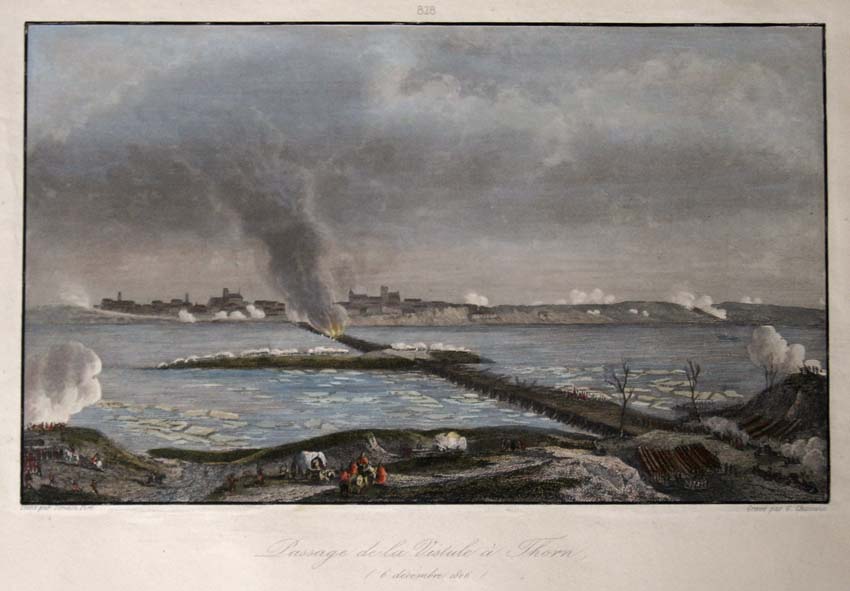 Chavane  Passage de la Vistule a Thorn. (6 decembre 1806.)
