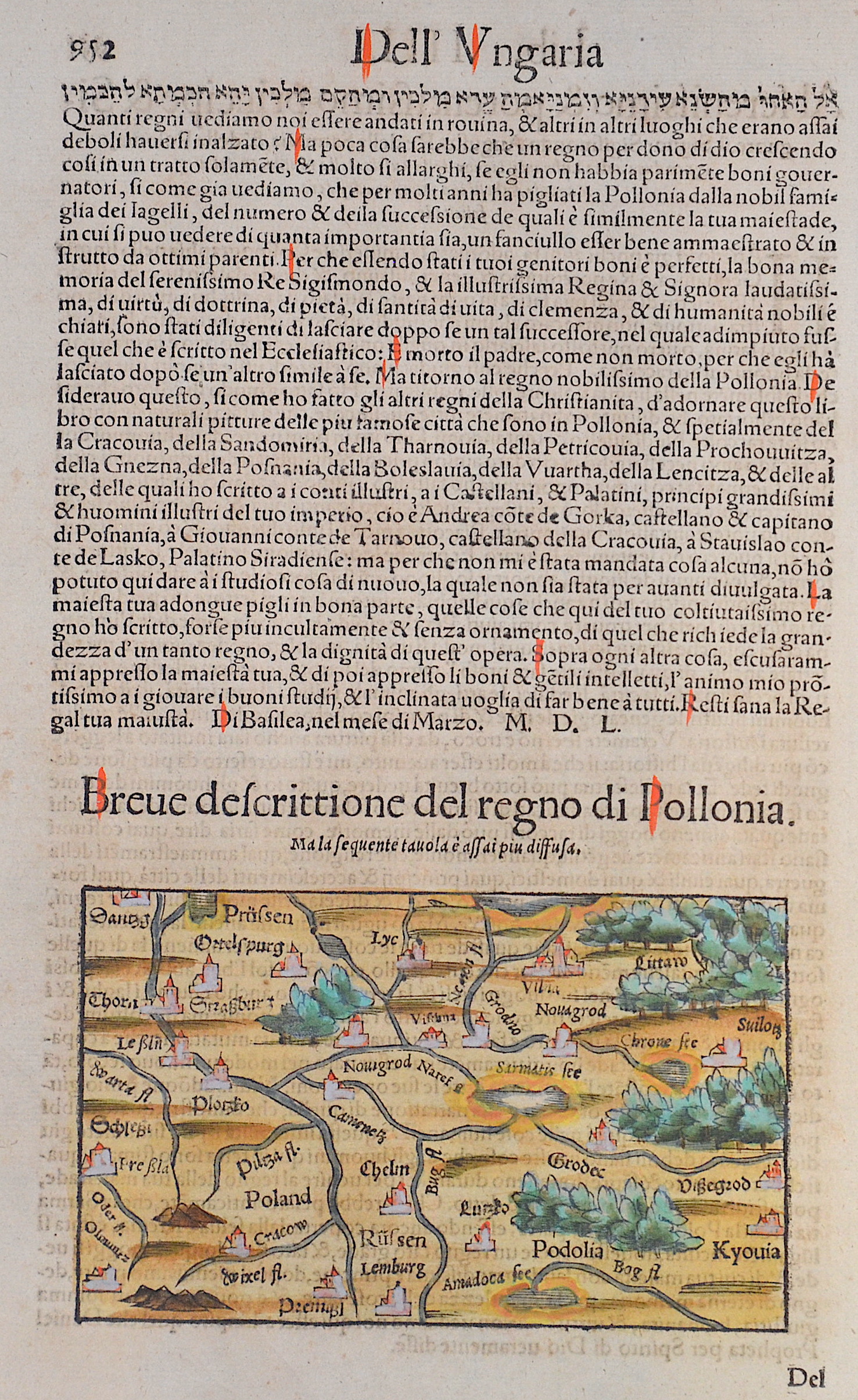 Münster  Breue descrittione del regno di Pollonia.