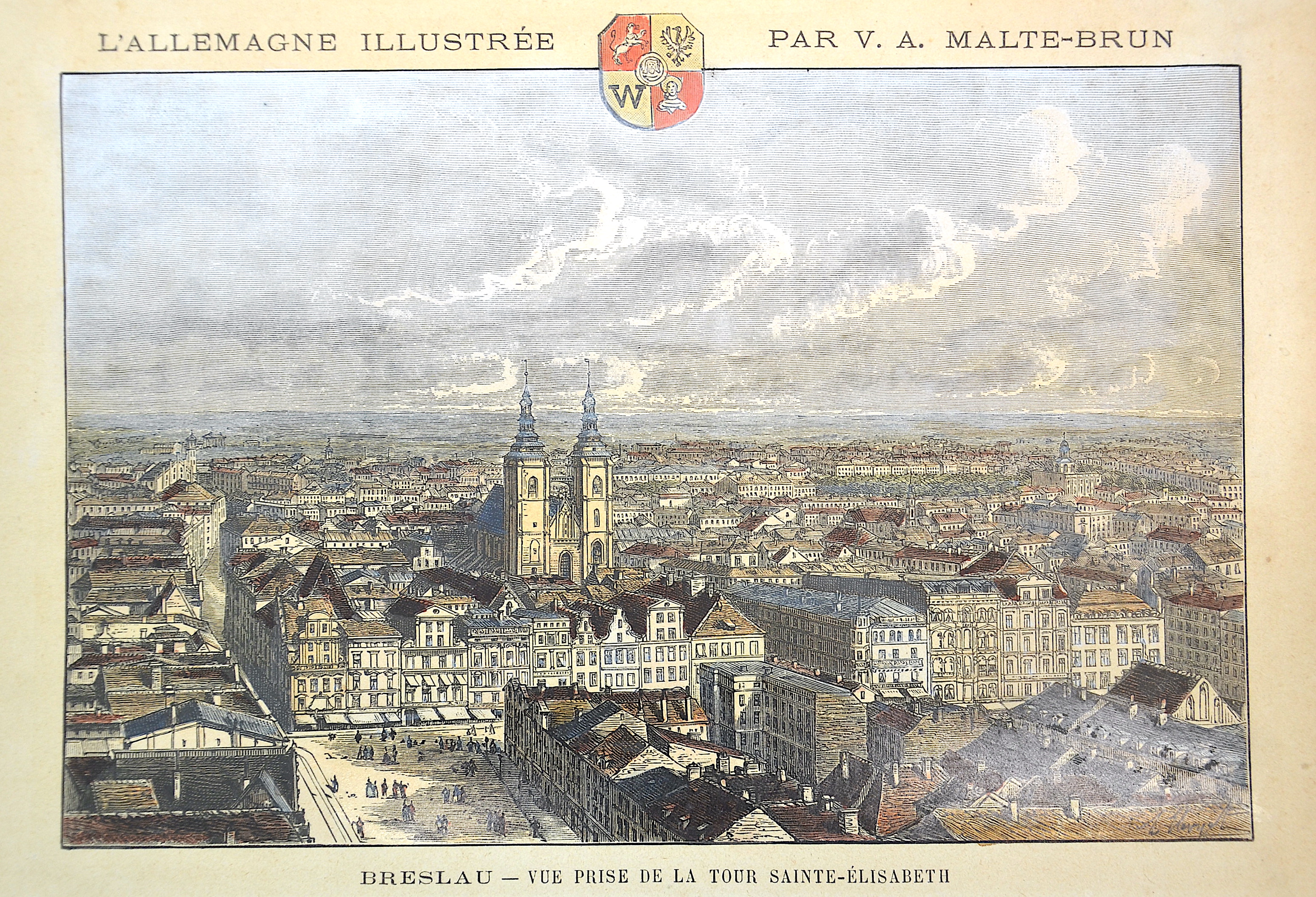 Malte-Brun Victor Adolphe Breslau – Vue Prise de la Tour Sainte-Elisabeth