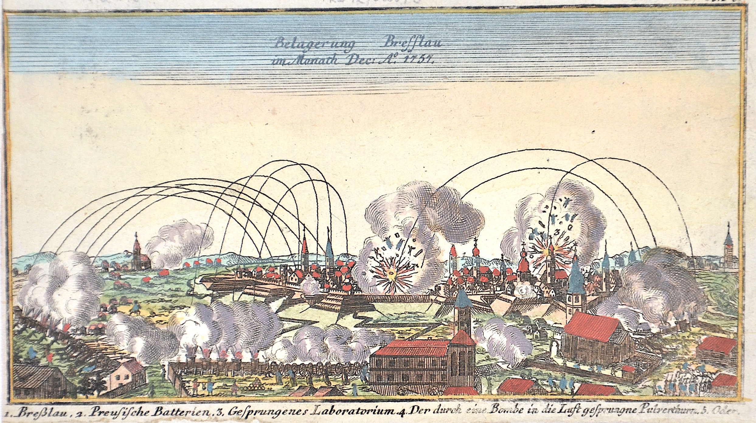 Iochai ben Belagerung Bresslau im Monath Dec. Anno 1757.