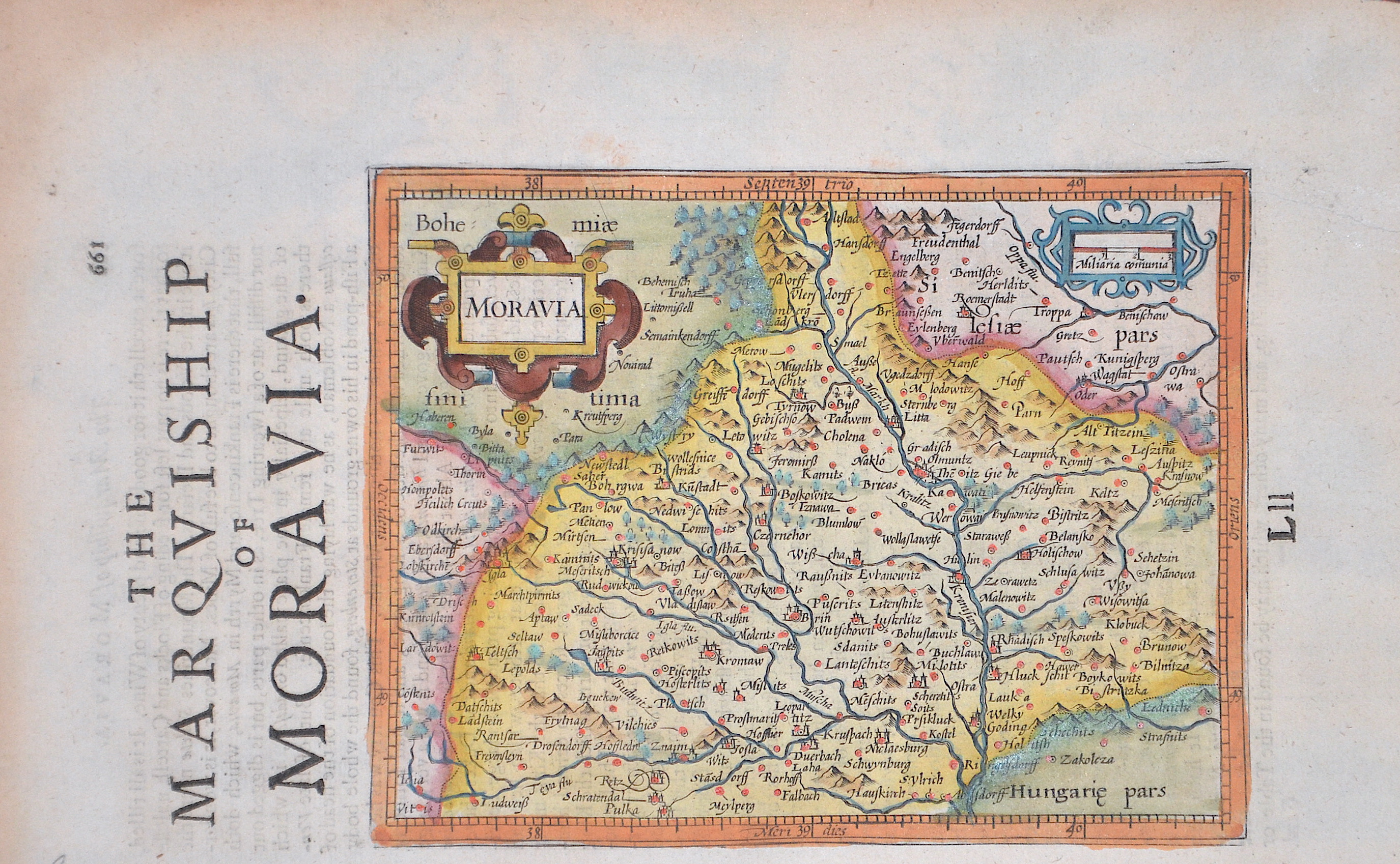 Hondius/Sparke Joducus The Marquiship of Moravia