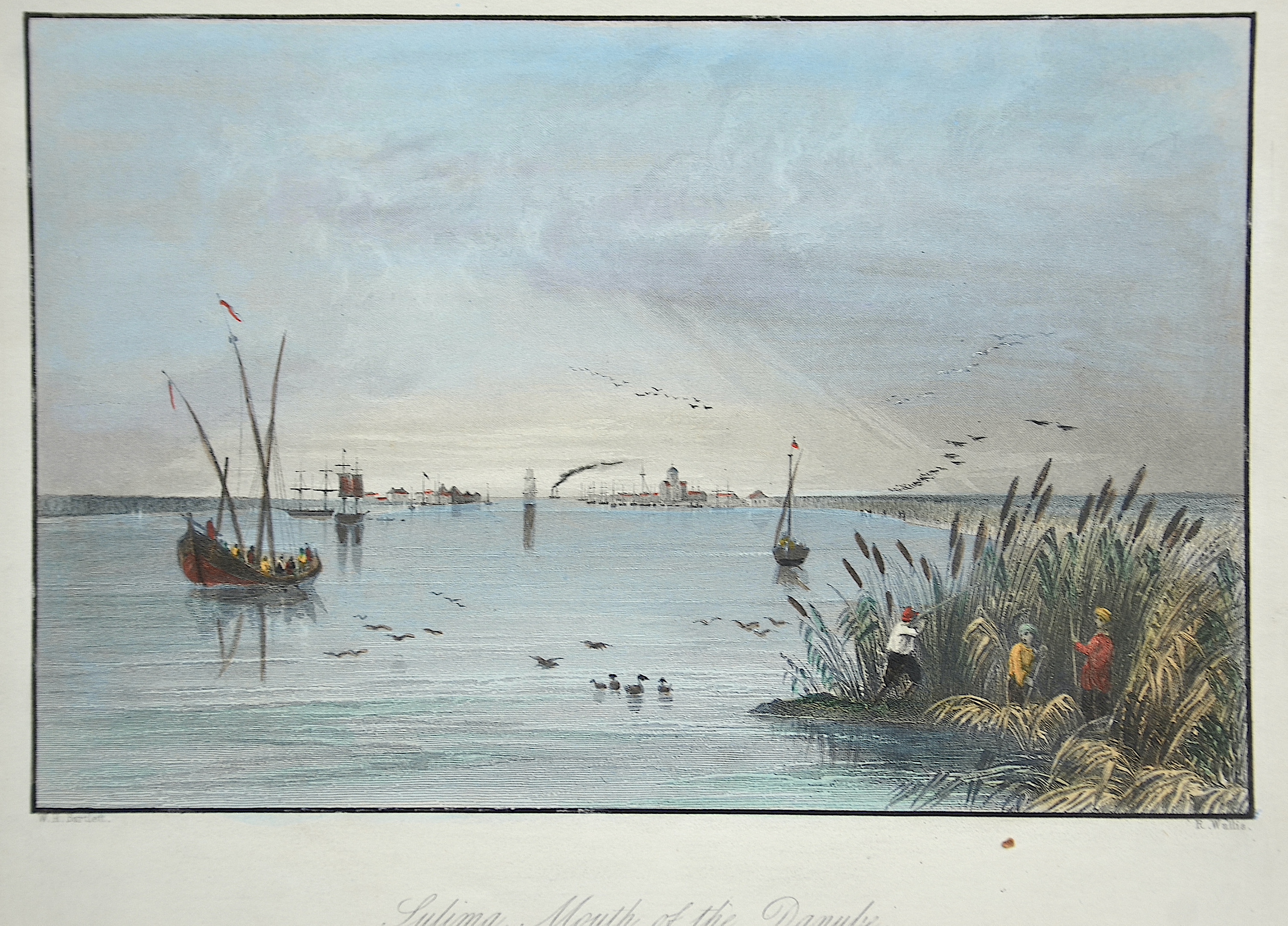 Wallis R.W. Sulima, Mouth of the Danube. Sulimeh, Embouchure du Danube.
