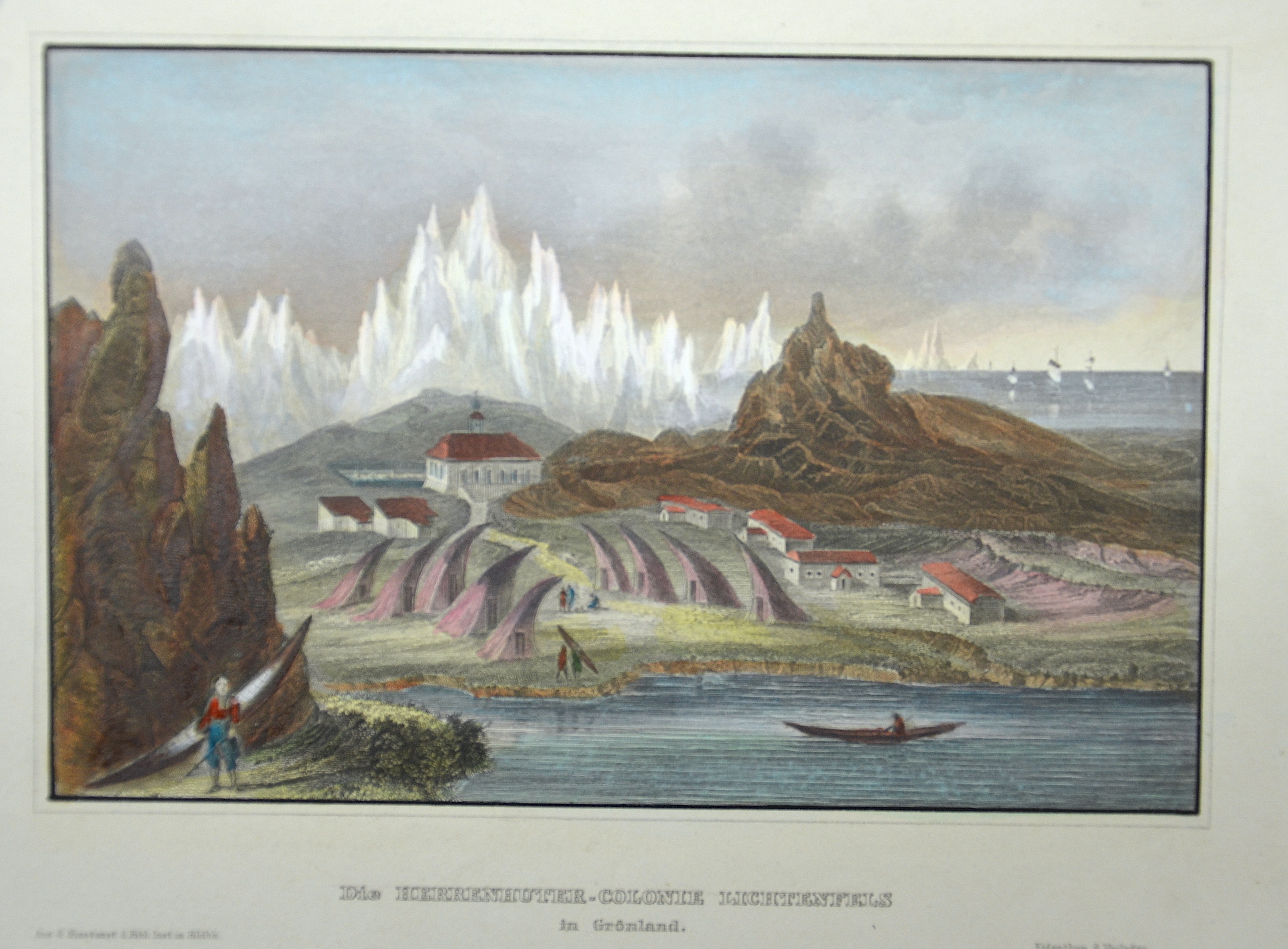 Kunstanstalt Hildburghausen  Die Herrenhuter – Kolonie Lichtenfels in Grönland
