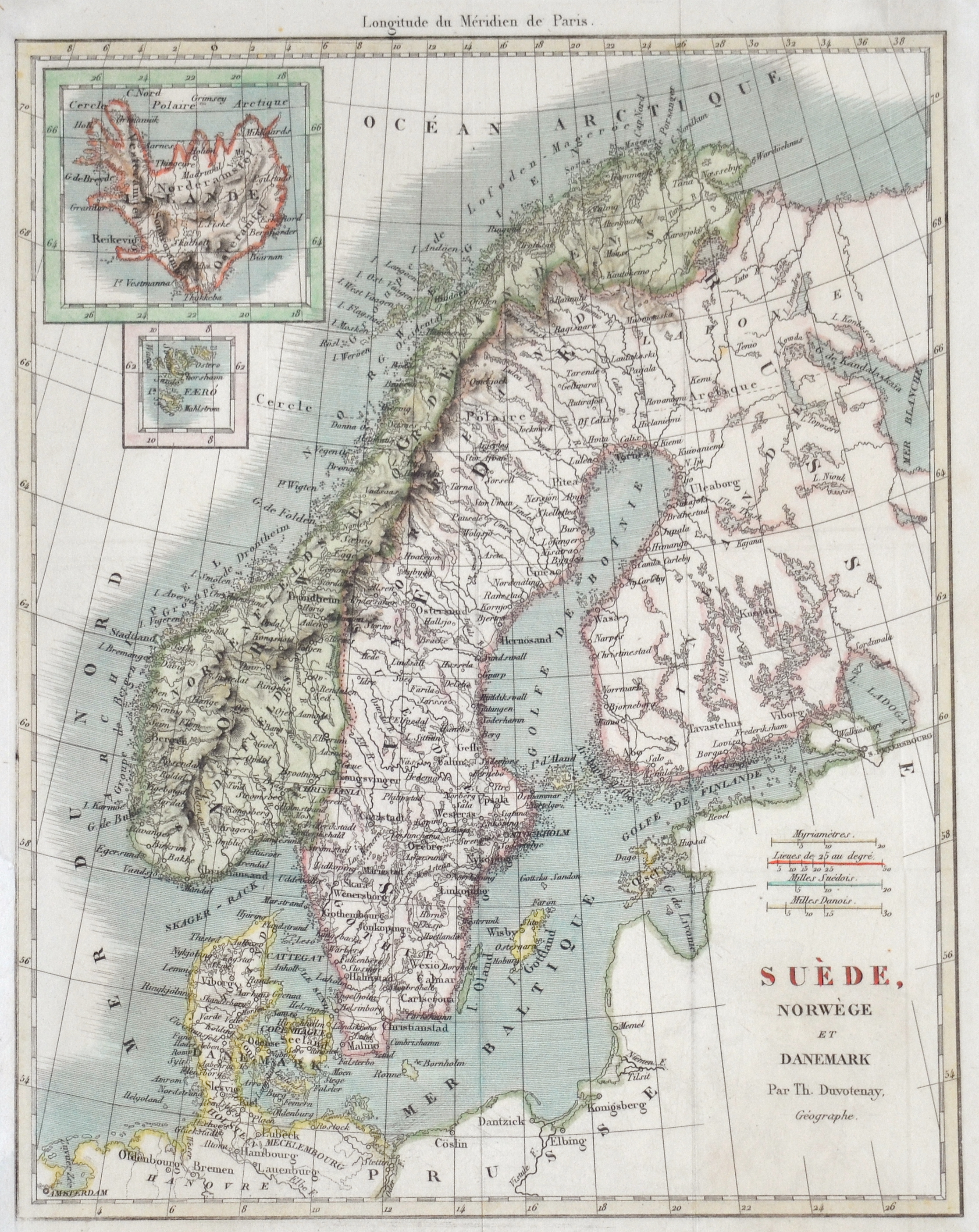 Duvotenay Th. Suède, Norwège et Danemark