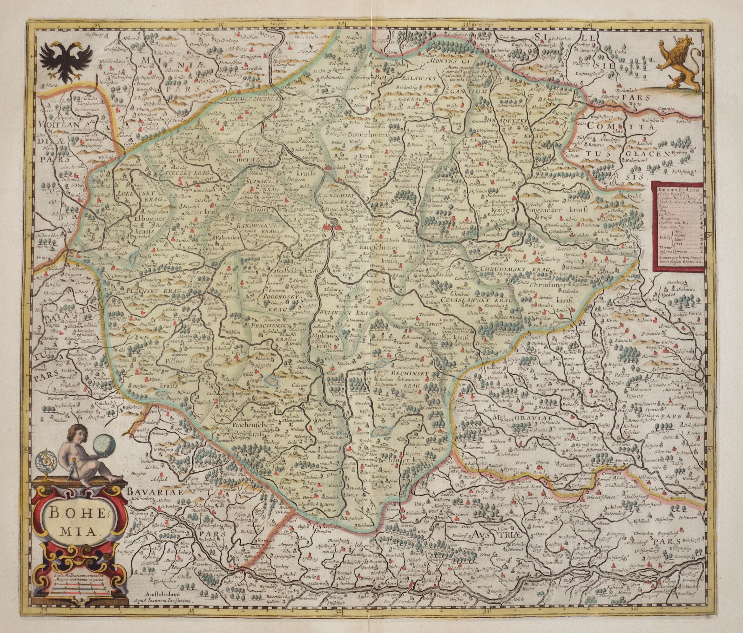 Janssonius/Mercator-Hondius, H.  Bohemia.