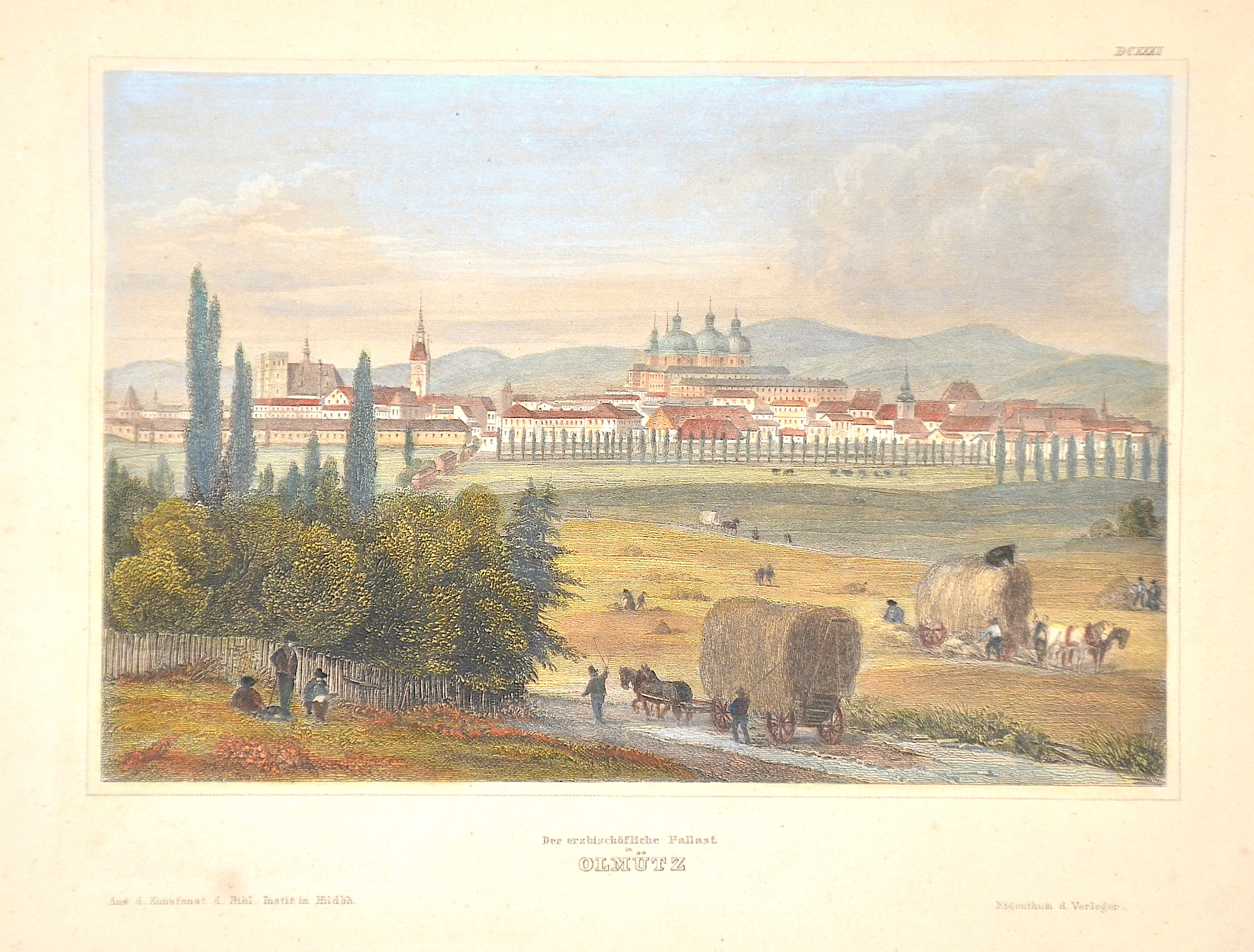 Kunstanstalt Hildburghausen Der erzbischöfliche Pallast zu Olmütz