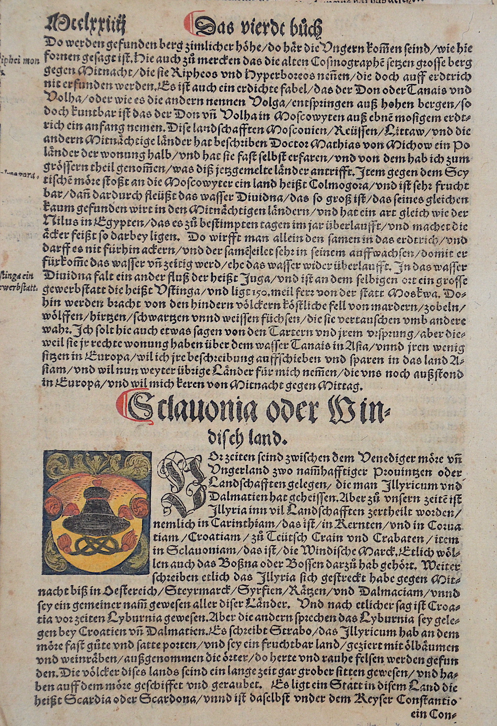 Münster  Sclavonia oder Windischland. / Das vierdt buch.
