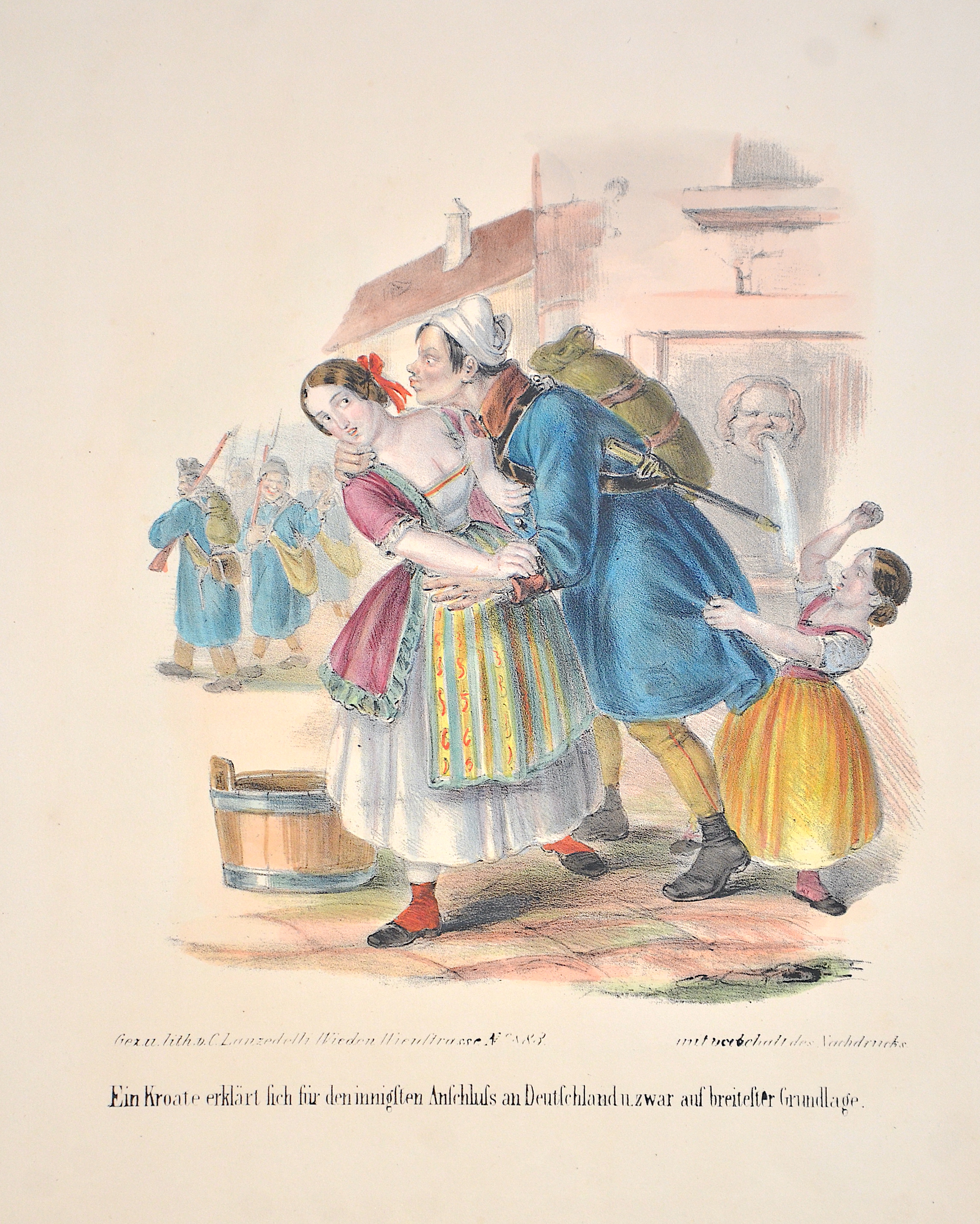 Lanzedelli Carl Ein Kroate erklärt sich für den innigsten Anschluss an Deutschland und zwar auf breitester Grundlage.