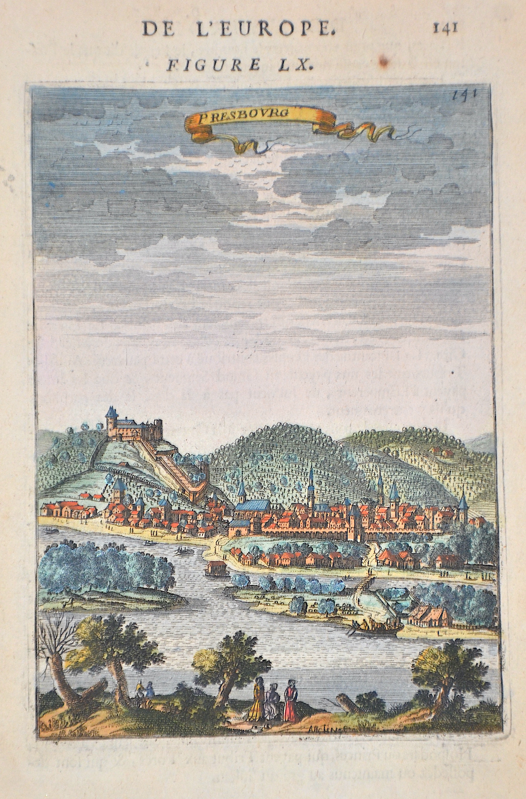 Mallet Alain, Manesson Presbourg / De L'Europe. Figure LX.