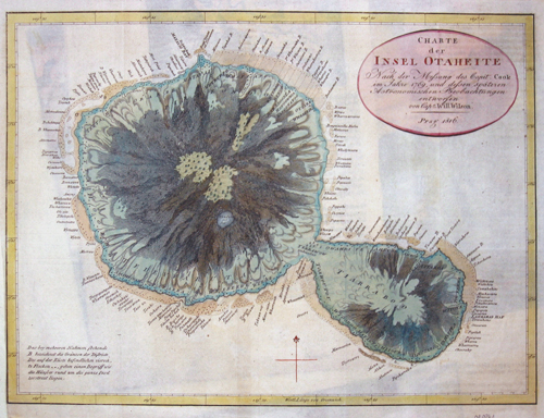 Willson W. Charte der Insel Otaheite