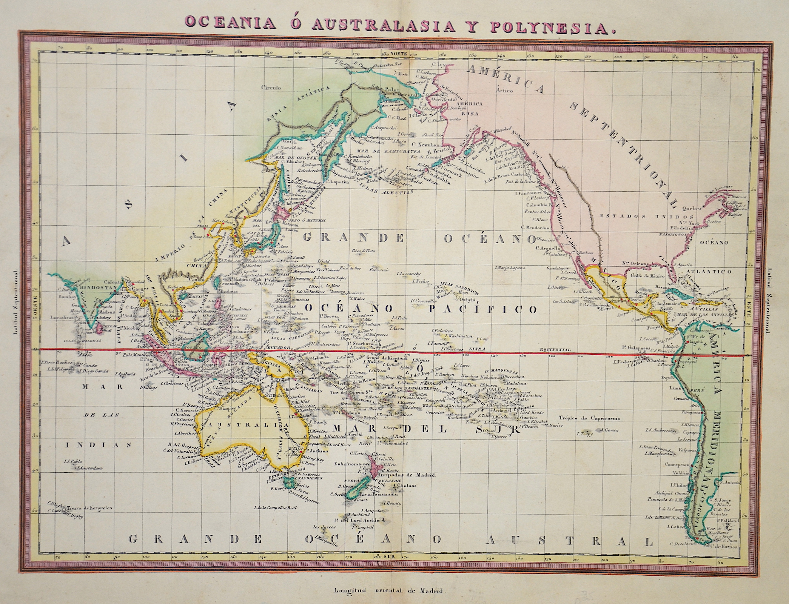 Anonymus  Oceania o Australasia y Polynesia.