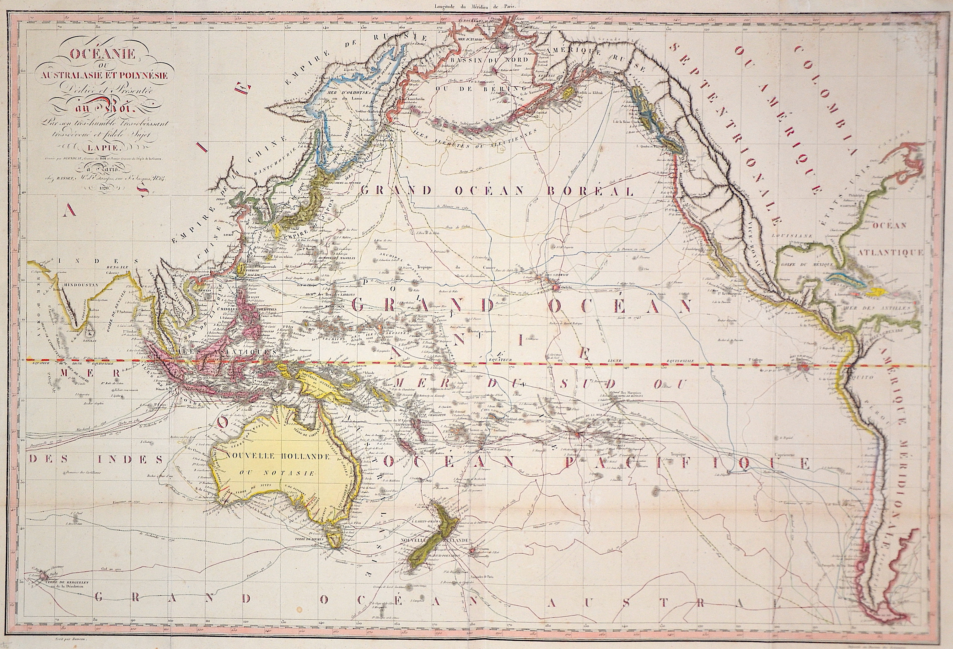 Lapie Alexandre Emile Oceanie ou Australasie et Polynésie
