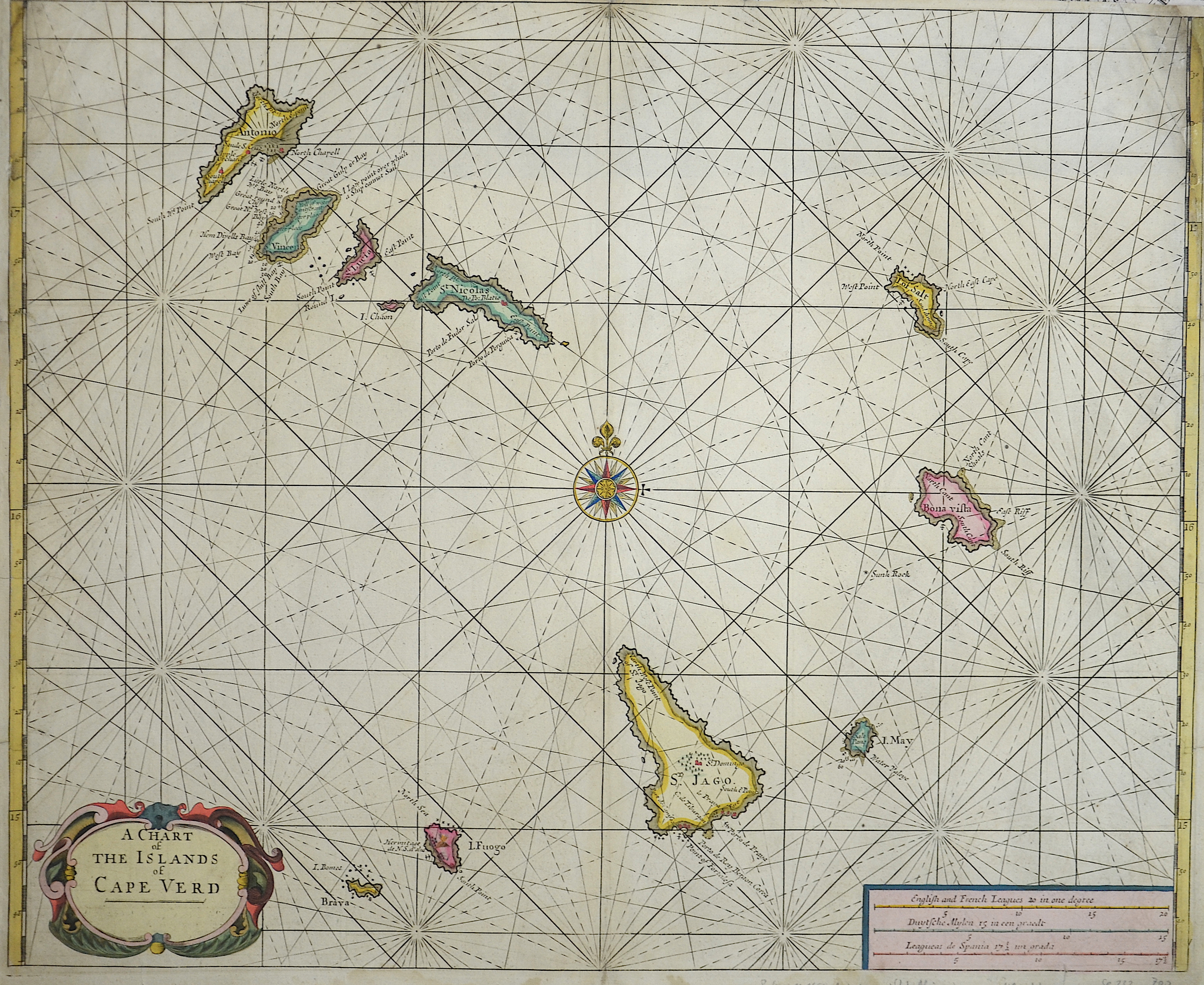 Goos  A charte of the island of Cap Verd