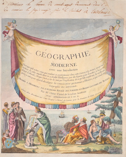 Anonymus  Geographie moderne avec une Introduction……