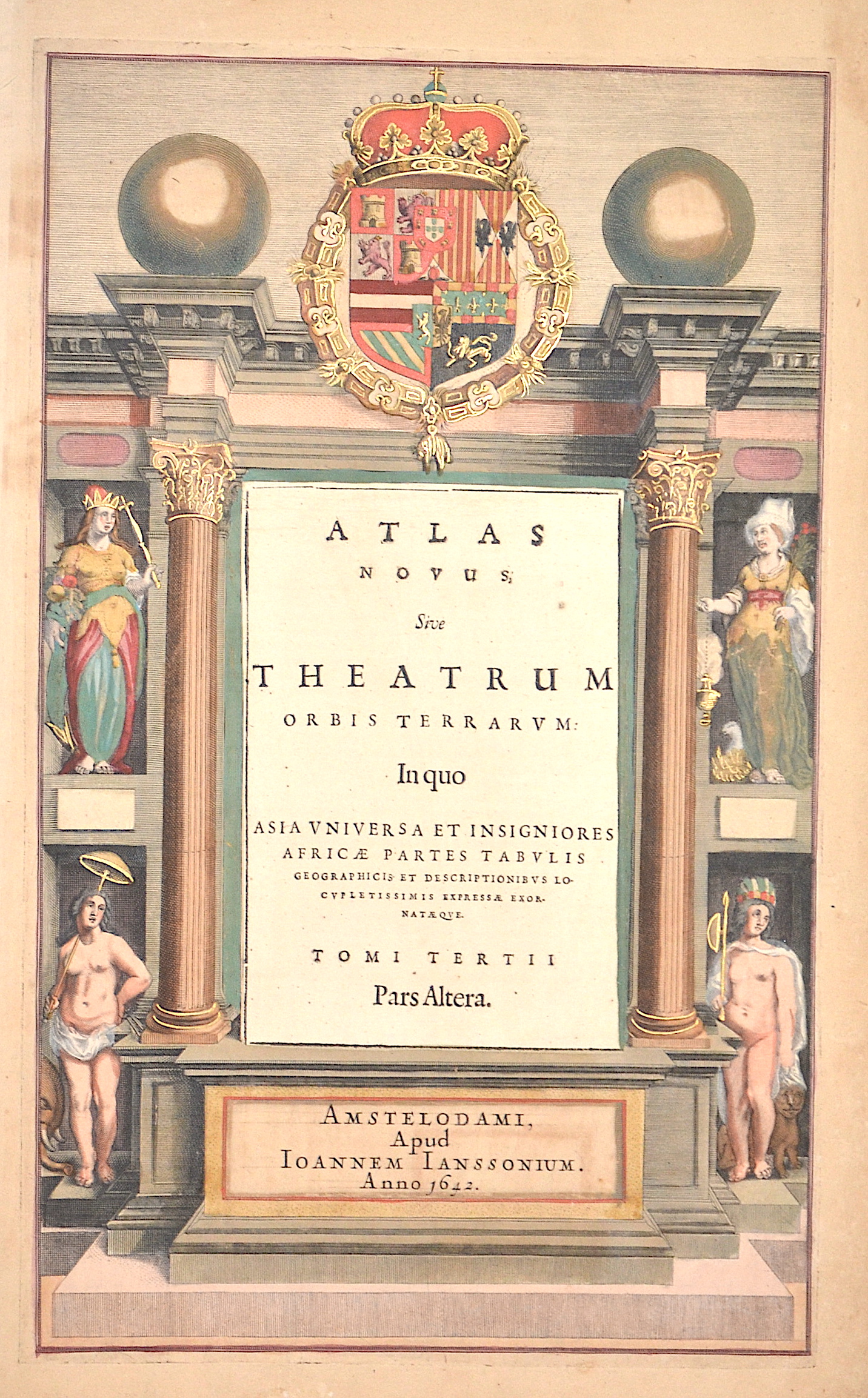 Janssonius  Atlas Novus, sive Theatrum Orbis Terrarum. In quo Asia Universa et Insigniores Africae Partes Tabulis..