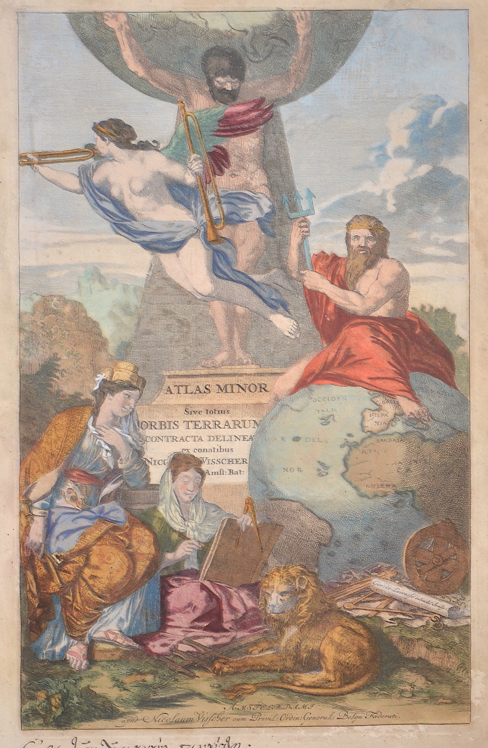 Visscher Nicolas Atlas Minor Sive totius Orbis Terrarum Contracta delineat ex conatibus