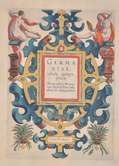 Mercator Gerhard Germaniae tabule geographicae